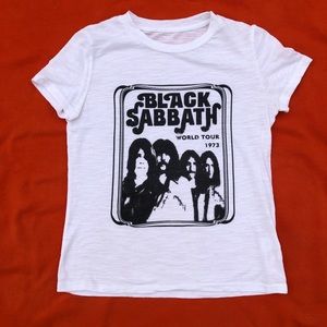 Black Sabbath World Tour 1973 womens Graphic tee